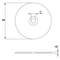 Disco de Corte Aço Tramontina 4.1/2" - 2