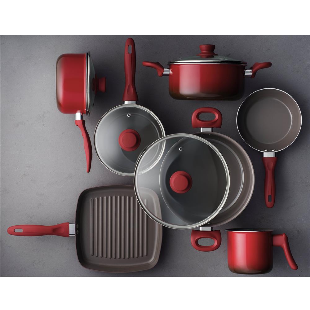 Conjunto de Panelas Brinox Ceramic Life 2.0 com Revestimento Antiaderente Cerâmico Vermelho – 7 Peças - 4