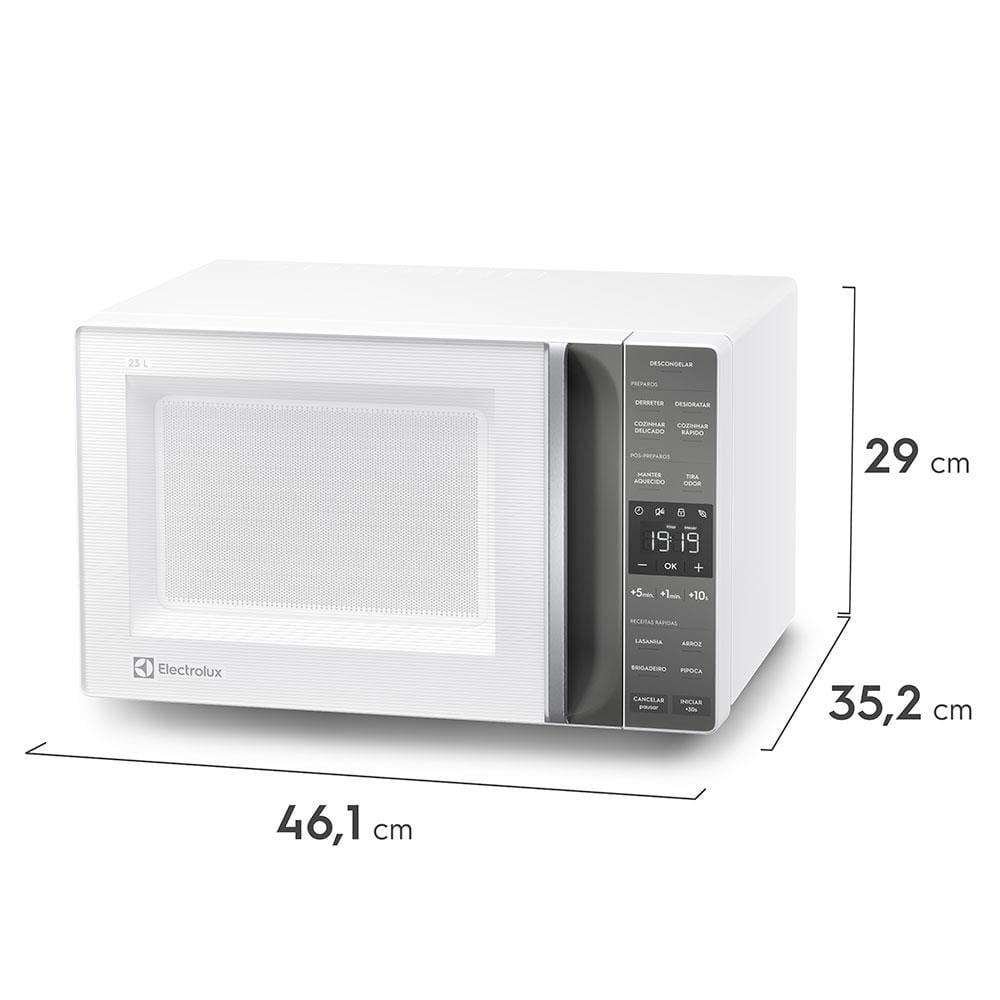 Micro-ondas Electrolux Efficient ME23B Função Manter Aquecido Desidratar Branco 23L - 7