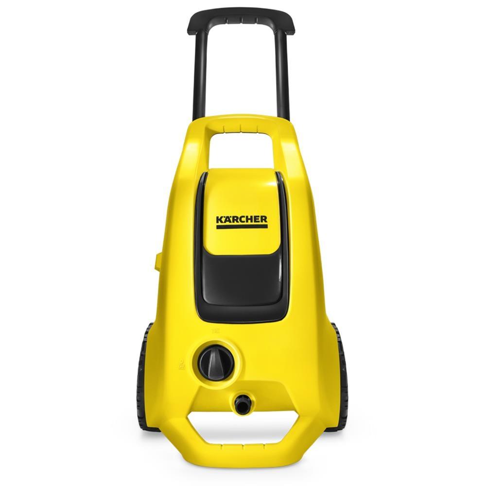 Lavadora de Alta Pressão Karcher K3 Force Turbo 1815psi com Rodas, Alça Retrátil e Canhão de Espuma - Preta/Amarela - 2