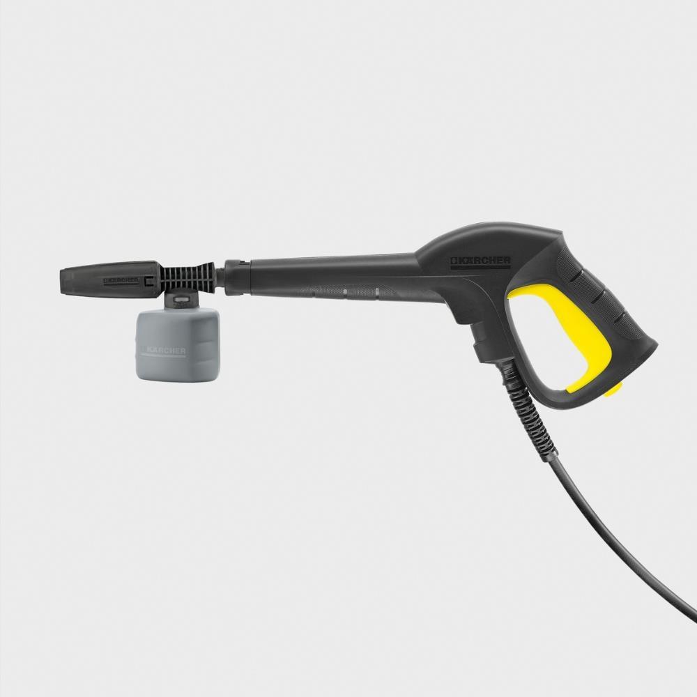 Lavadora de Alta Pressão Karcher K3 Force Turbo 1815psi com Rodas, Alça Retrátil e Canhão de Espuma - Preta/Amarela - 5