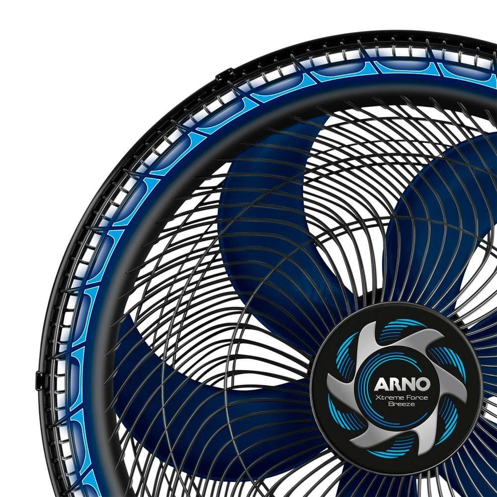 Ventilador de Coluna Arno Xtreme Force Breeze VB52 50 cm com 3 velocidades e 6 Pás – Preto - 3