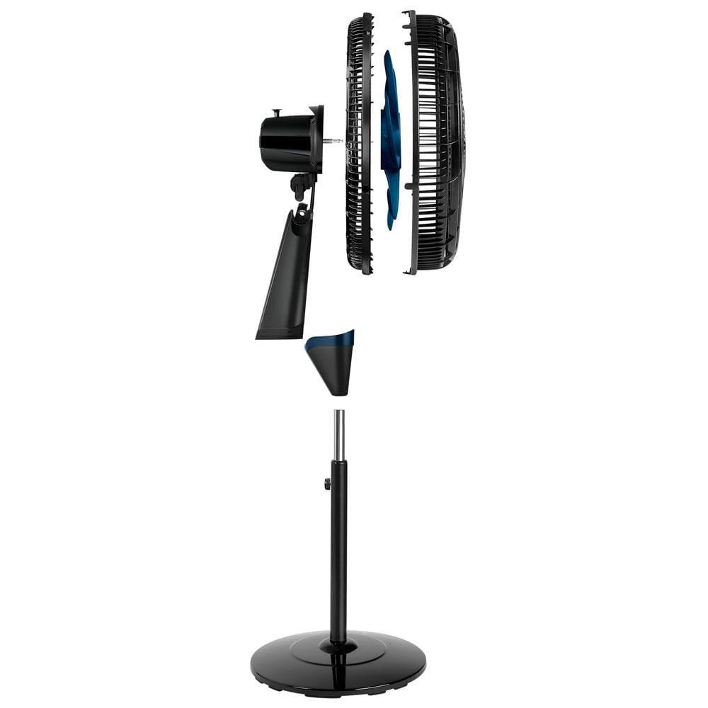 Ventilador de Coluna Arno Xtreme Force Breeze VB52 50 cm com 3 velocidades e 6 Pás – Preto - 7