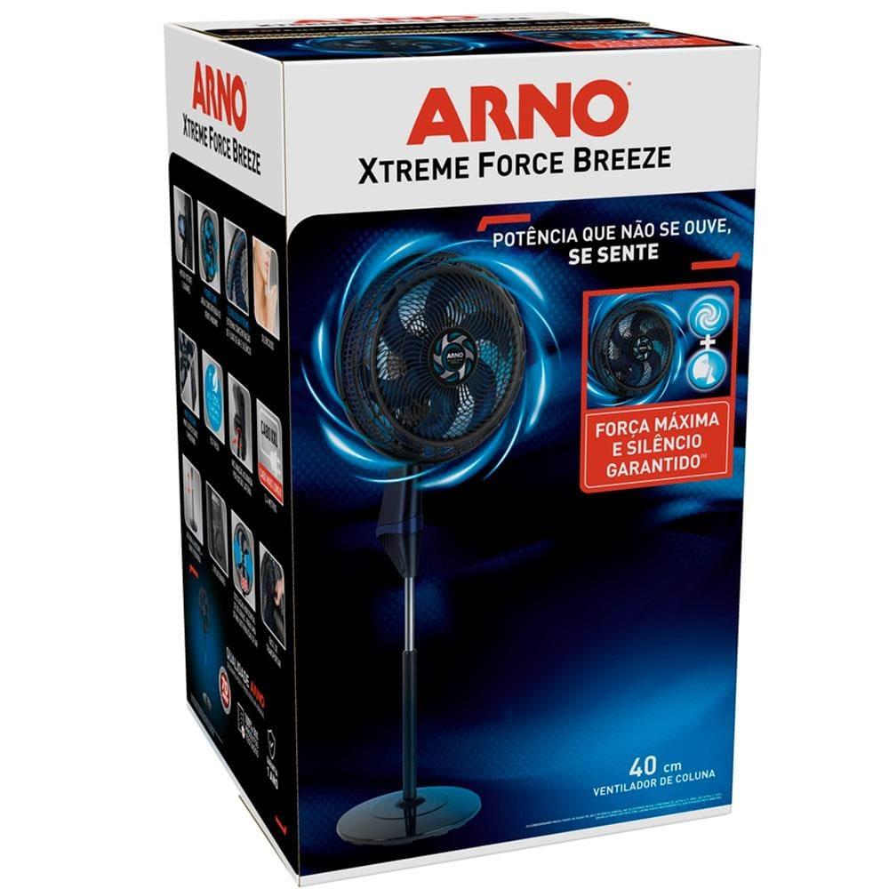 Ventilador de Coluna Arno Xtreme Force Breeze VB4C 40 cm com 3 velocidades e 6 Pás - Preto - 5