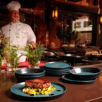 Conjunto com 6 Pratos de Sobremesa Porto Brasil Neo Night Sky em Stoneware 21,5cm – Azul - 5