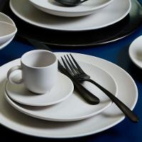 Conjunto com 6 Pratos de Sobremesa Porto Brasil Coup Vit em Stoneware 19,4cm – Cinza - 4