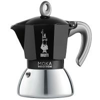 Cafeteira Italiana Bialetti Moka Induction em Alumínio 4 Xícaras – Preta - 1