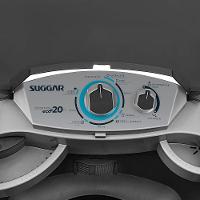 Tanquinho de Roupas 20kg Suggar Lavamax Eco LE2001/2002PR com 6 Programas de Lavagem – Prata