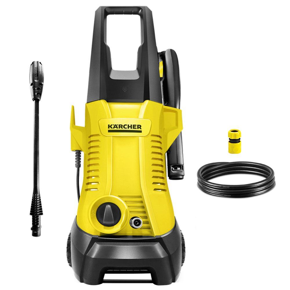 Lavadora de Alta Pressão Karcher K2 Plus 1740psi 1400W com Lança de Jato Leque e Mangueira de 3 Metros - Preta e Amarela - 1
