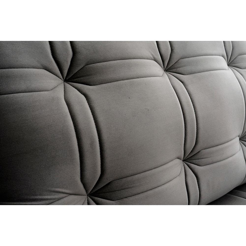 Sofá 3 Lugares Hellen Azure Retrátil/Reclinável, Revestido em Tecido Veludo e 250 cm de Largura - 9