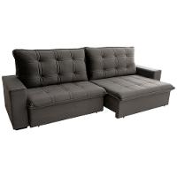 Sofá 3 Lugares Hellen Azure Retrátil/Reclinável, Revestido em Tecido Veludo e 250 cm de Largura - 6