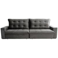 Sofá 3 Lugares Hellen Azure Retrátil/Reclinável, Revestido em Tecido Veludo e 250 cm de Largura - 7