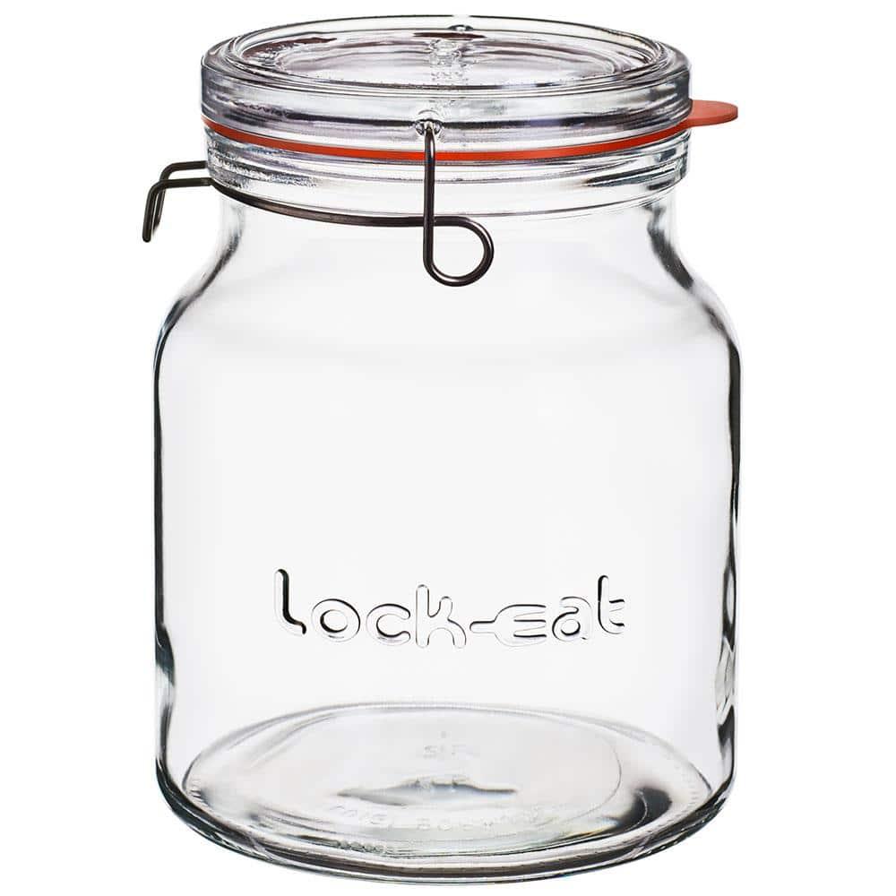 Pote com tampa removível Luigi Bormioli Lock Eat em Vidro - 2 L - 1