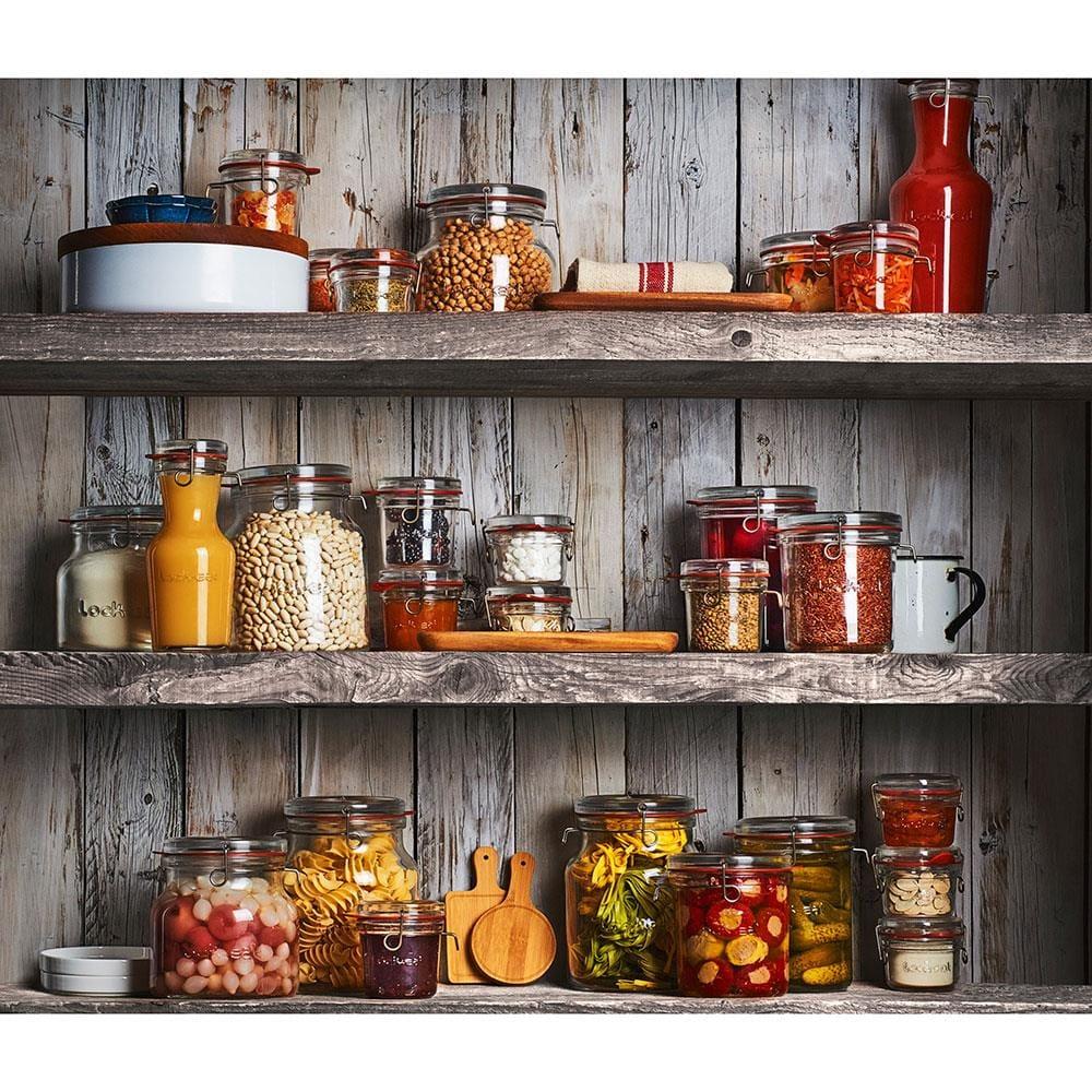 Pote com tampa removível Luigi Bormioli Lock Eat em Vidro - 2 L - 2