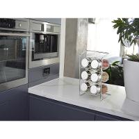 Porta Condimentos Forma Elegance em Aço Inox com 7 Peças - Cromado - 3