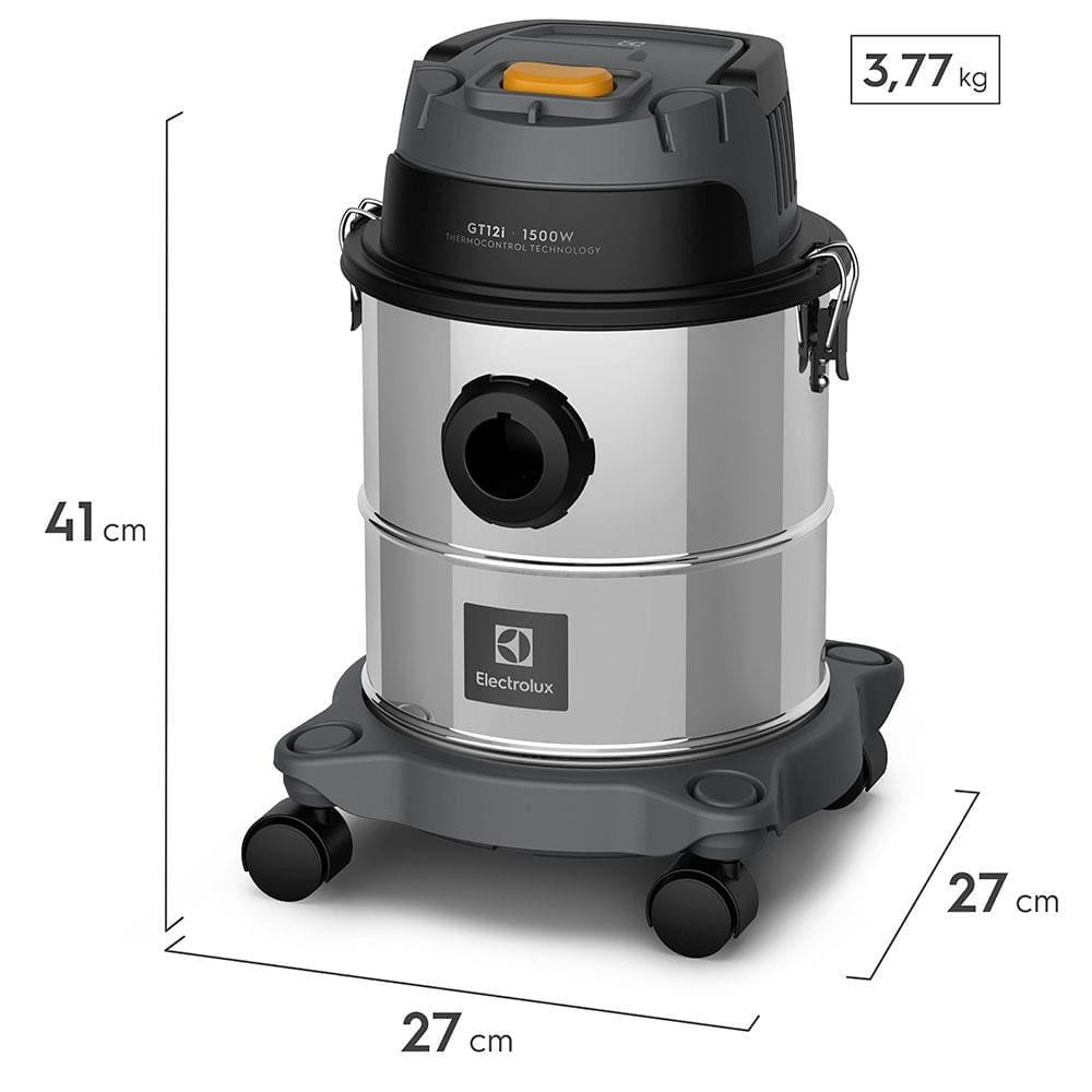 Aspirador de Pó e Água Electrolux GT12i 1500W 12L – Inox - 6
