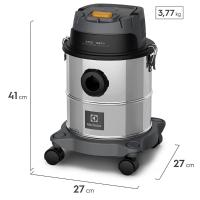 Aspirador de Pó e Água Electrolux GT12i 1500W 12L – Inox - 6