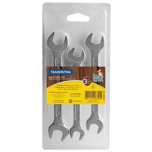 Jogo de Chaves Fixas Tramontina - 3 Peças