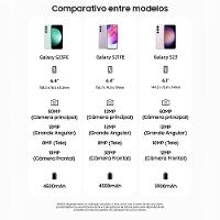 Smartphone Samsung Galaxy S23 FE 5G 128GB, 8GB RAM, Inteligência Artificial, Câmera Tripla, Selfie de 10MP, Tela 6.4", Exynos 2200 Octa Core - Creme - 9