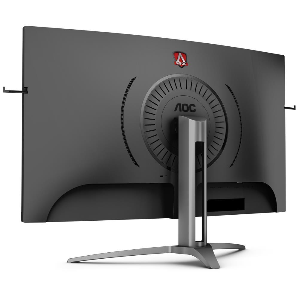 Monitor Gamer Curvo 31,5" AOC Agon AG323FCXE Tela Widescreen, Full HD,165Hz, 1ms e AMD FreeSync Premium - Preto - 9