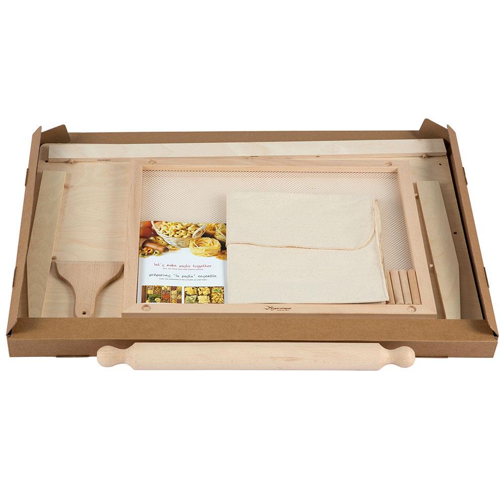 Conjunto para Preparo de Pastas Eppicotispai em Madeira - 5 Peças - 1