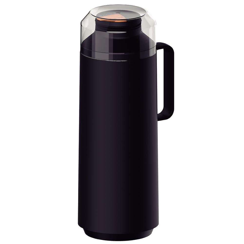 Garrafa Térmica Tramontina Exata em Polipropileno Preta – 1 L - 1