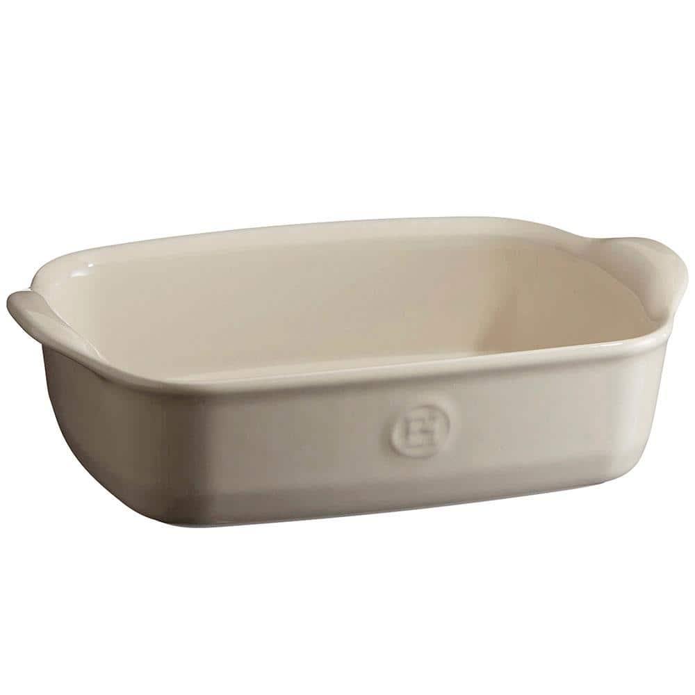 Travessa Retangular Emile Henry em Cerâmica 22x14 cm - Areia - 1