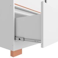 Guarda-Roupa Bartira Monza com 3 Portas de Correr e 3 Gavetas - 199,8cm de largura - 8