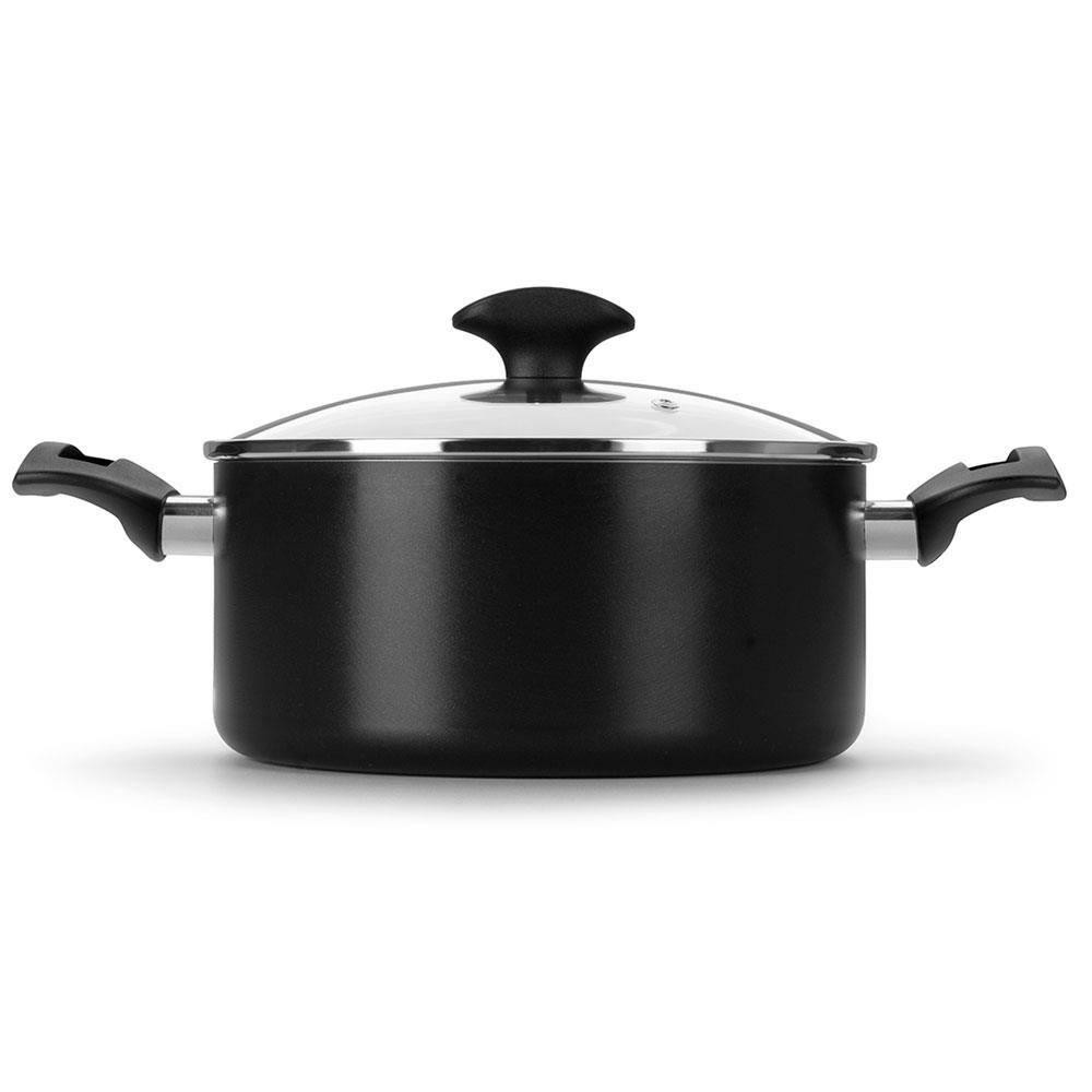 Caçarola Induct+ Multiflon com Antiaderente e Tampa de Vidro - 20cm - 2