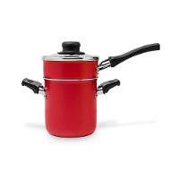 Mini Cuscuzeira Multiflon em Alumínio com Cabo TPA Versátil - Vermelha - 2