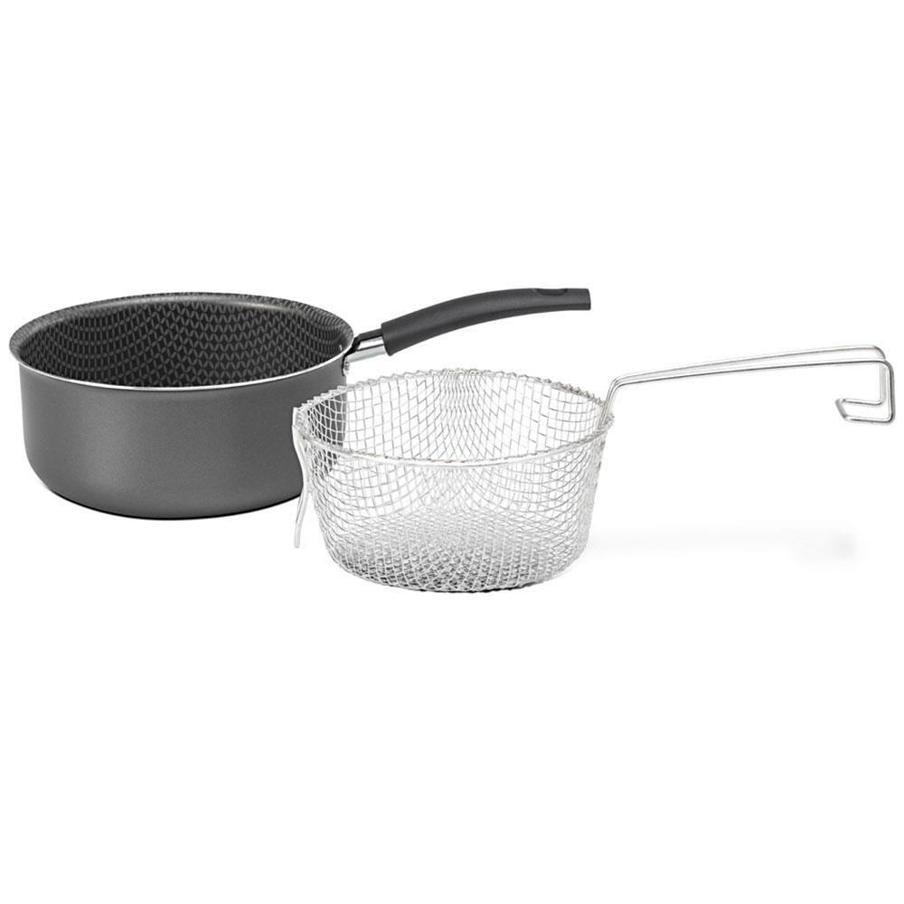 Fritadeira Multiflon Antiaderente com Cesto de Imersão 20cm - Preta - 5