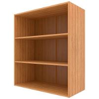 Armário Aéreo Bartira Cristal MDP 15mm com 2 Portas com Vidro e 2 Prateleiras - 80cm de largura