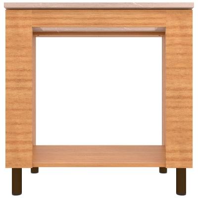 Balcão Bartira Cristal MDP 15mm para Cooktop e Forno - 80cm de largura