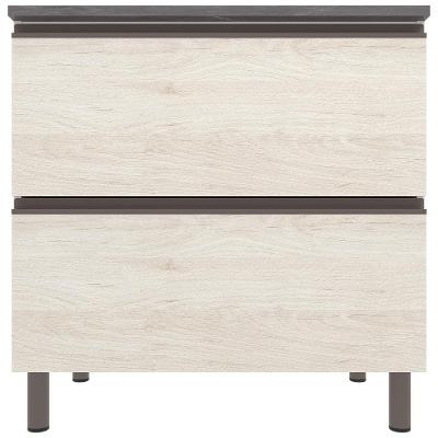 Balcão Bartira Cristal MDP 15mm com 2 Portas - 80cm de largura