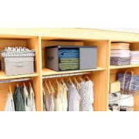 Organizador Euro Home para Cobertores e Edredons com Visor - Cinza - 3