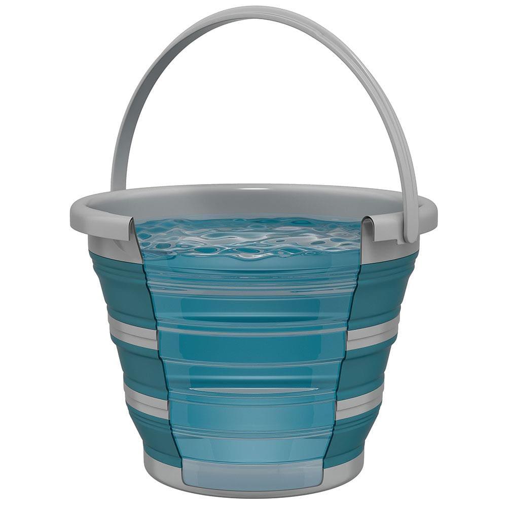 Balde Retrátil FlashLimp 10L - Verde Esmeralda - 4