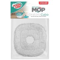 Refil para Mop FlashLimp Giratório Cubo - Cinza - 2