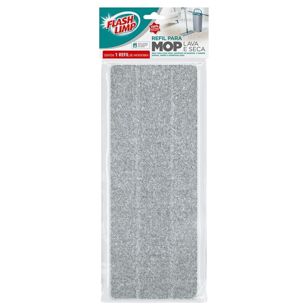 Refil para Mop FlashLimp Lava e Seca - Cinza - 3