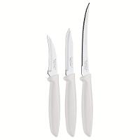 Conjunto de Facas Tramontina Plenus em Aço Inox e Polipropileno - Off-White - 3 Peças - 2