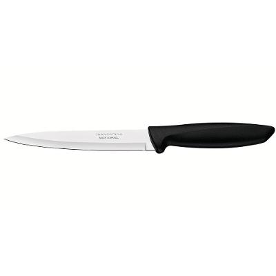 Faca 6" Utility Tramontina Plenus em Aço Inox - Preto