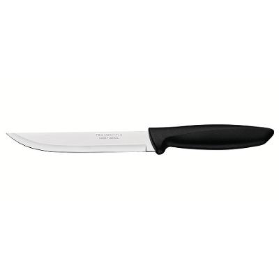 Faca 6" para Cozinha Tramontina Plenus em Aço Inox - Preto
