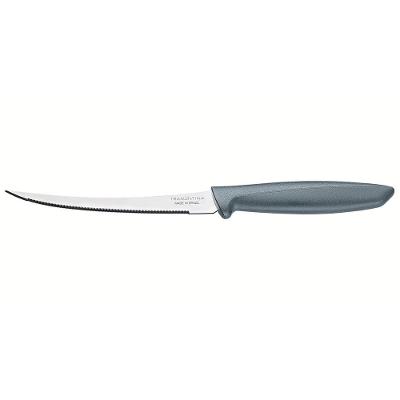 Faca 5" para Tomate Tramontina Plenus em Aço Inox - Cinza