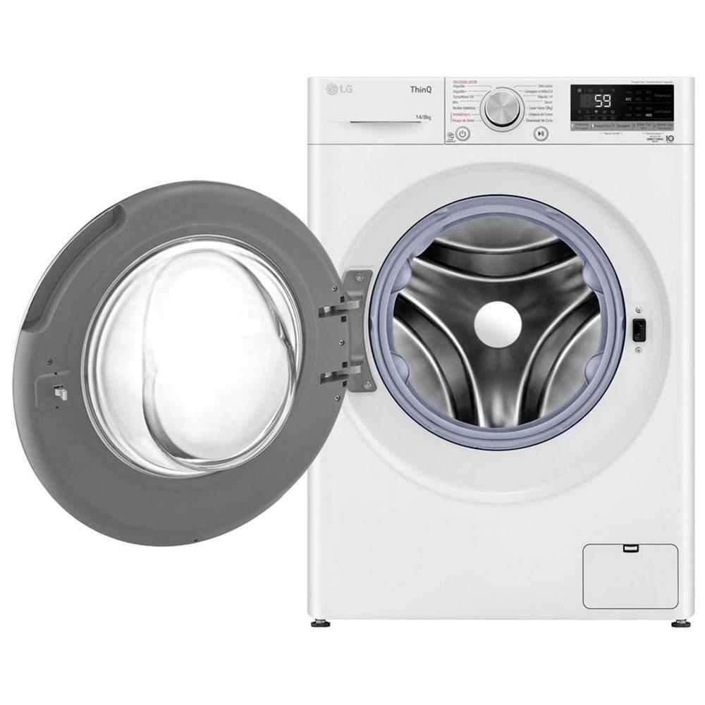 Lava e Seca LG 14Kg/8Kg Smart VC4 com Inteligência Artificial AI DD™ CV5014WC4 - Branca - 2