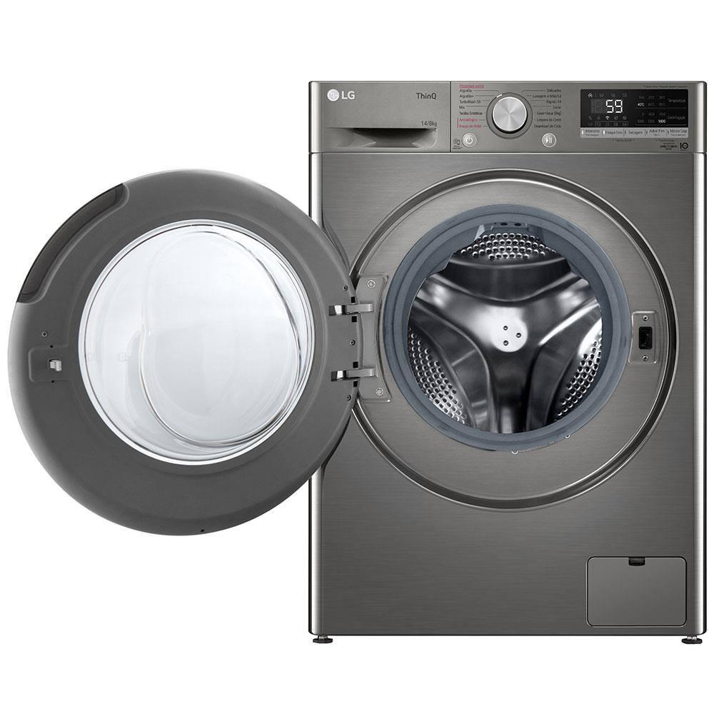 Lava e Seca LG 14Kg/8Kg Smart VC4 CV5014PC4 com Inteligência Artificial AI DD™ - Inox - 2