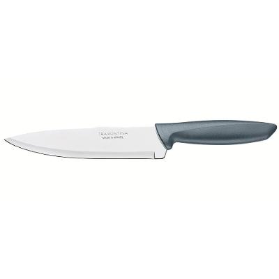 Faca 7" Chef Tramontina Plenus em Aço Inox - Cinza