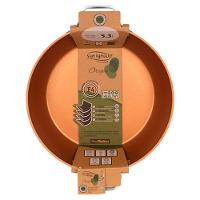 Caçarola Baixa Bergner Origen em Alumínio Forjado com Revestimento Antiaderente F4 e Base de Indução System Plus Dourada – 32 cm - 2