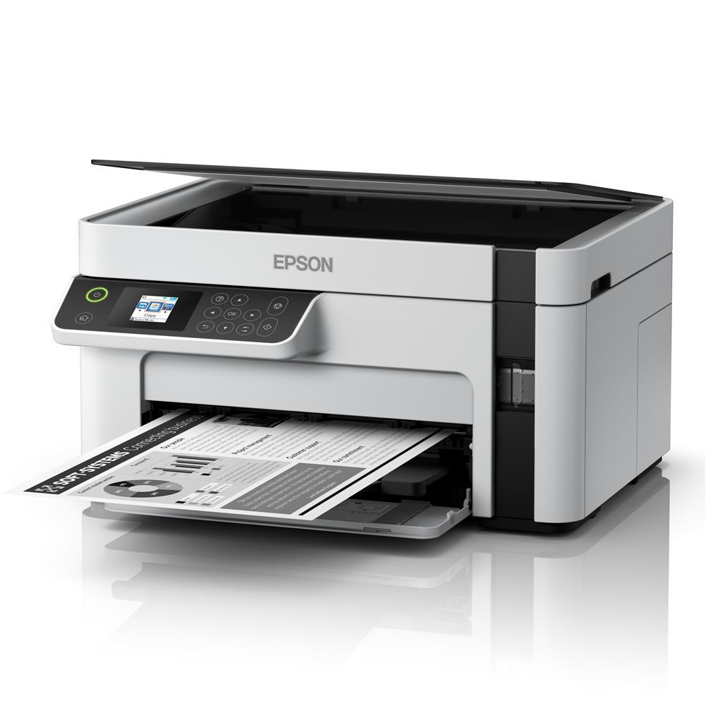 Multifuncional Tanque de Tinta Epson EcoTank M2120 Wireless - Impressora, Copiadora, Scanner - 4