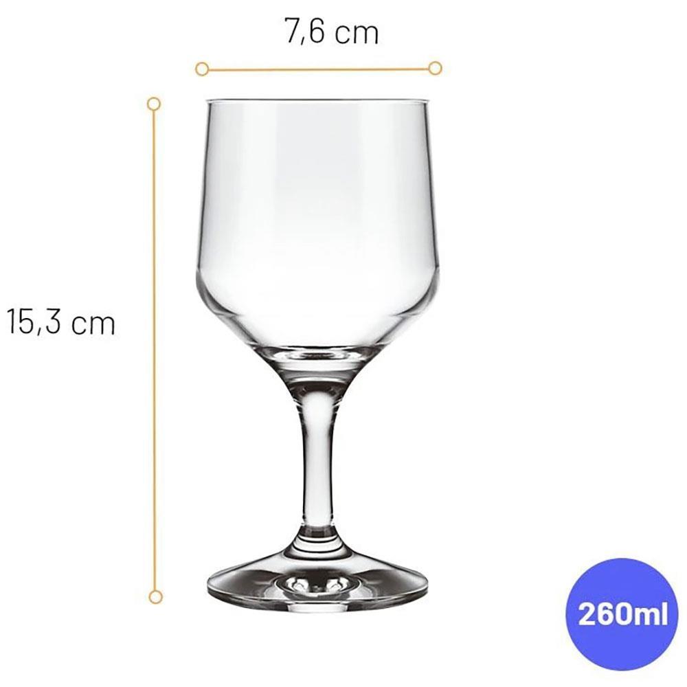 Conjunto de Taças para Vinho SM Buffet 260 ml – 6 Peças - 2