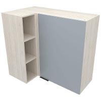 Armário Aéreo de Canto Bartira Cristal MDP 15mm com 1 Porta e 2 Prateleiras - 101,8cm de largura - 2