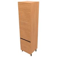 Paneleiro Bartira Cristal MDP 15mm com 2 Portas e 5 Prateleiras - 60cm de largura - 2